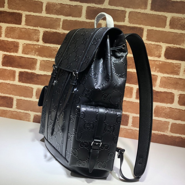 G*u*i gg embossed backpack