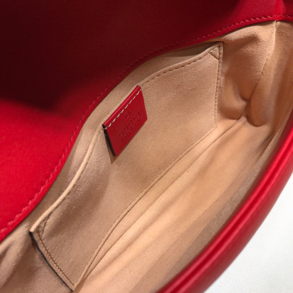 G*u*i gg marmont pearl chain belt bag