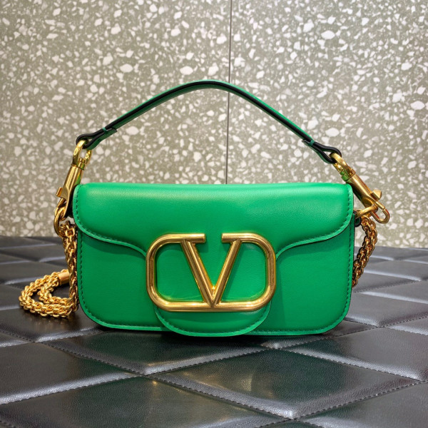 VALENTINO LOCÒ SMALL SHOULDER BAG IN CALFSKIN
