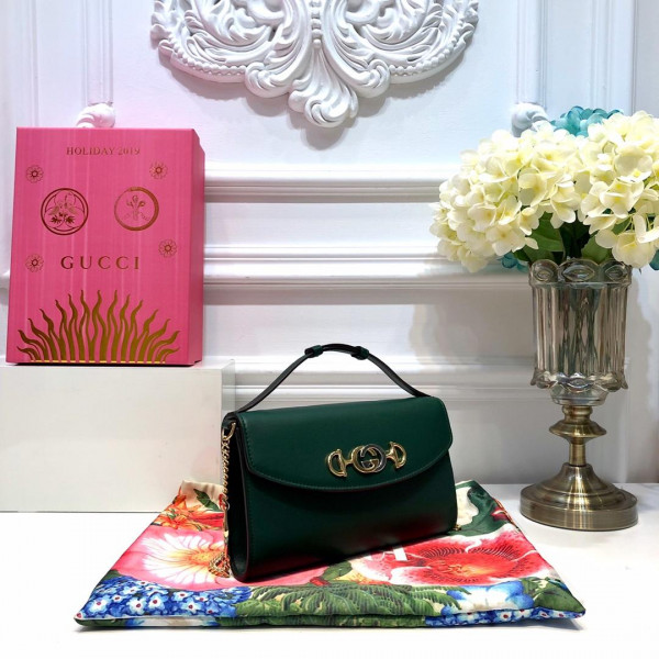 G*u*i zumi smooth leather small shoulder bag