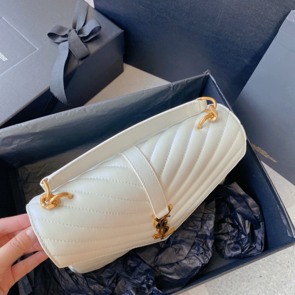 Y*L medium leather shoulder bag-24*17*6.5cm