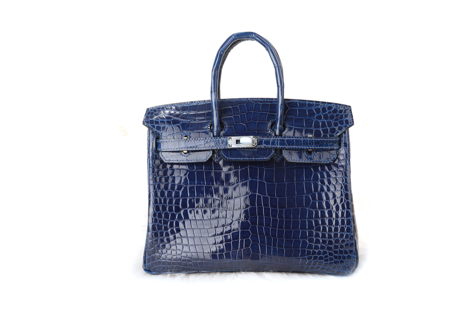 H**mes birkin 25cm crocodile leather
