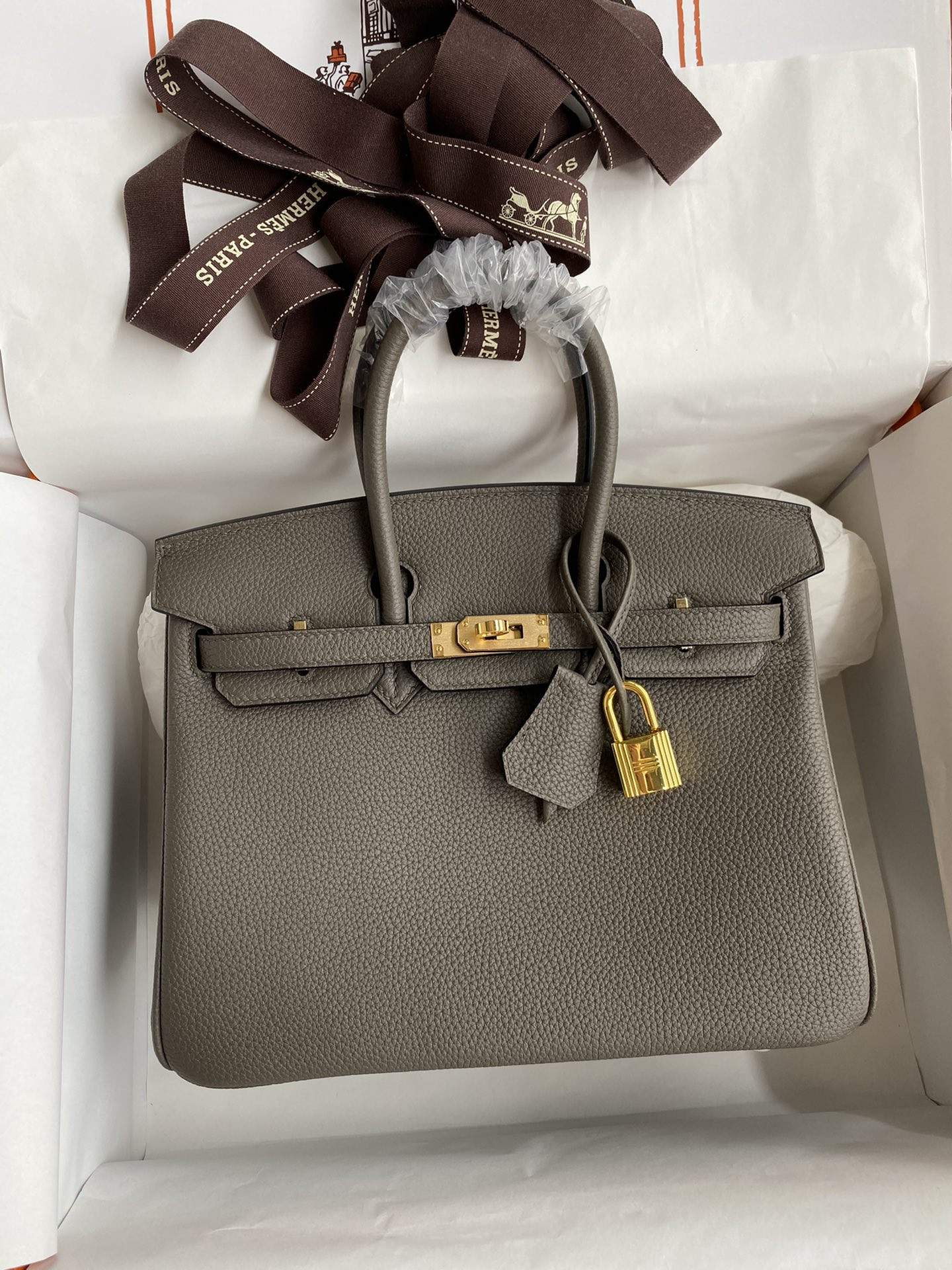 H**mes birkin 25cm-togo leather